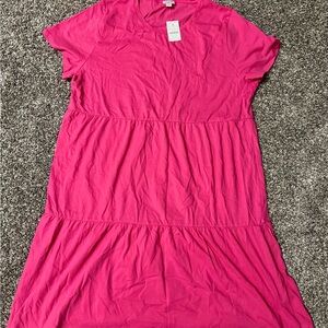 J. Crew Fuchsia Short Sleeve Top